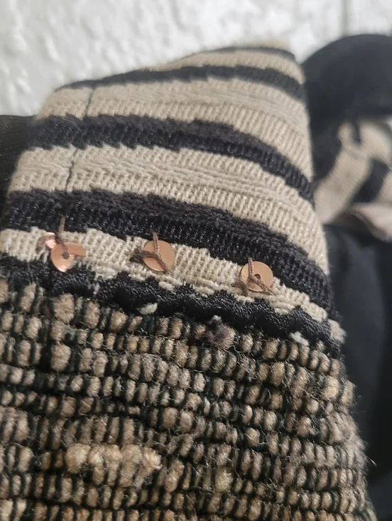 Coldwater Creek Vintage Mixed Media Ornate Patchwork Jacket Size M - Picture 16 of 16